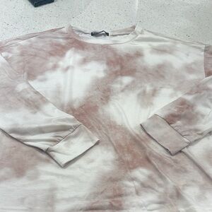 Tie-Dye Long Sleeve Shirt Size S